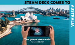 Valve is begonnen met de verkoop van het Steam Deck in Australië (bron: Valve)