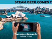 Valve is begonnen met de verkoop van het Steam Deck in Australië (bron: Valve)