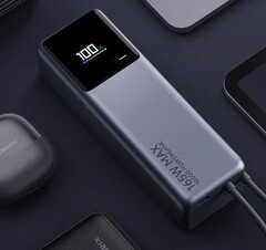 Xiaomi&#039;s nieuwste 10.000 mAh powerbank met kleurenscherm ligt nu in de digitale schappen van JD.com. (Afbeeldingsbron: ITHome)