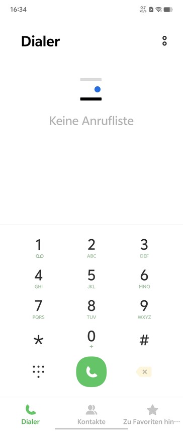 Dialer UI