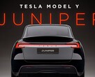 Render van de Model Y Juniper met achterlichtbalk (Afbeelding bron: DominicBRNKMN/X)