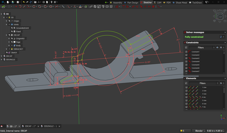 AstoCAD geeft FreeCAD een visuele en gebruiksvriendelijke revisie met als doel gebruiksvriendelijkheid. (Afbeeldingsbron: AstoCAD)