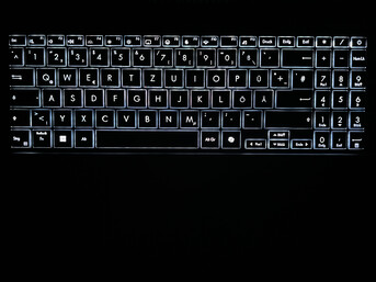 RGB-toetsenbordverlichting (bijvoorbeeld in wit)