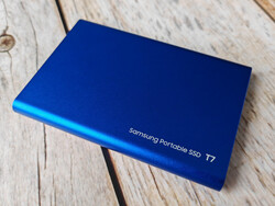 Samsung draagbare SSD T7 test. Testapparaat geleverd door Samsung Duitsland.
