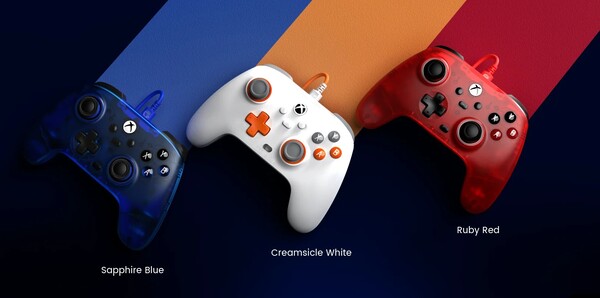 De GameSir T7 bedrade controller is verkrijgbaar in drie kleuren. (Afbeeldingsbron: GameSir)