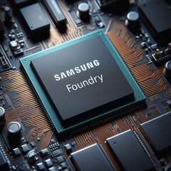 Samsung Foundry heeft eindelijk nieuwe orders ontvangen voor zijn 4 nm-node (afbeelding gegenereerd door DALL-E)