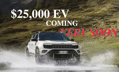 De nieuwe EV van Jeep lijkt misschien erg op de Avenger EV die momenteel in Europa wordt verkocht, maar Jeep moet de actieradius misschien vergroten om hem interessant te maken voor bestuurders in de VS. (Afbeelding bron: Jeep - bewerkt)