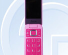 De volgende fliptelefoon van HMD Global zal naar verwachting alleen beschikbaar zijn in één enkele kleuroptie "Barbie Pink". (Afbeeldingsbron: TENAA via GSMArena)