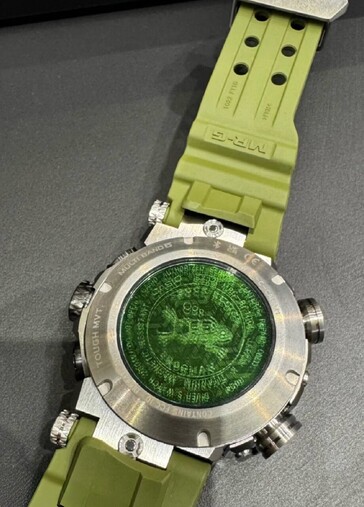 Een gegraveerd Frogman-logo op de achterbehuizing. (Afbeeldingsbron: Grote G-Shock Wereld)