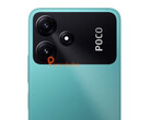 De POCO M6 Pro 5G in zijn turquoise kleurenoptie. (Afbeelding bron: Pricebaba)