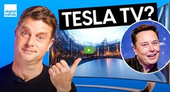 Een Tesla TV (Afbeeldingsbron: Digital Trends)