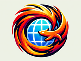 Firefox-browser artistiek logo (Bron: DALL-E 3 gegenereerde afbeelding)