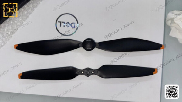 Foto's van de propellers van de Mavic 4 Pro. (Afbeeldingsbron: Quadro_News)