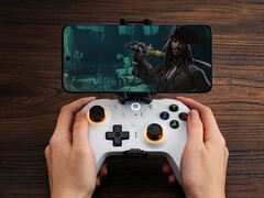 De 8BitDo Mobile Clip voor de 8BitDo Ultimate 2 draadloze controller werkt met grote smartphones. (Afbeeldingsbron: 8BitDo)