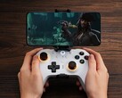 De 8BitDo Mobile Clip voor de 8BitDo Ultimate 2 draadloze controller werkt met grote smartphones. (Afbeeldingsbron: 8BitDo)