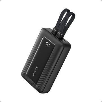 De Anker Zolo Power Bank (20K, 30W, ingebouwde USB-C en Lightning kabel). (Afbeeldingsbron: Anker)