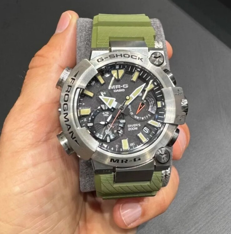 Uitgelekte afbeelding van het aankomende G-Shock MRG-BF1000RG duikhorloge. (Afbeelding bron: Great G-Shock World)