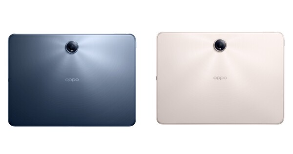 De Oppo Pad 3 Pro zal verkrijgbaar zijn in het blauw en goud. (Afbeeldingsbron: Oppo)