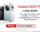 De Nubia Z60S Pro zal waarschijnlijk een 5100 mAh batterij en AI-functies hebben, zoals te zien is op de promoafbeelding. (Bron: ITHome)