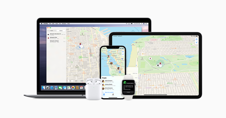 Applede Find My-functie is inmiddels beschikbaar op veel producten van het bedrijf. (Afbeeldingsbron: Apple)