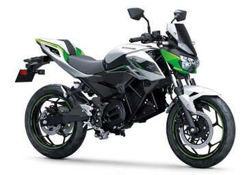 De Kawsaki Z e-1 is een nieuwe elektrische naked commuter die er behoorlijk goed uitziet. (Afbeelding bron: Kawasaki)