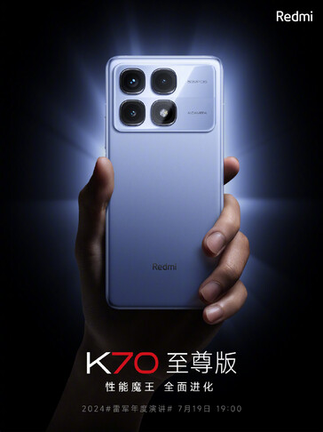 ...en Redmi K70 Extreme Edition. (Bron: Xiaomi via Weibo)