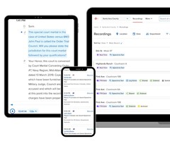 For The Record breidt de mogelijkheden uit van de AI-gestuurde FTR RealTime software voor het opnemen en transcriberen van gerechtelijke procedures. (Afbeeldingsbron: FTR)