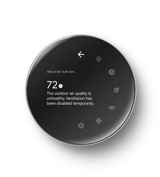 Nest Learning Thermostat (4e generatie) met Energy Shift-waarschuwing. (Afbeeldingsbron: Google)