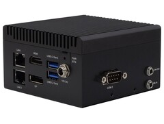 De nieuwe UP Squared 7100 Edge mini PC heeft een veelzijdige poortkeuze (Afbeelding bron: Aaeon)