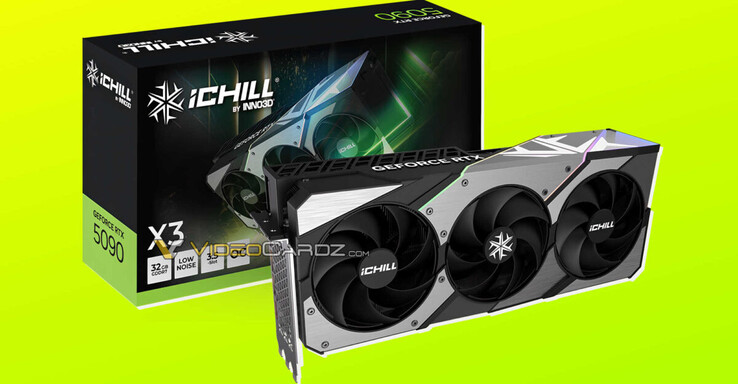 Inno3D Nvidia GeForce RTX 5090 detailhandeldoos (bron: Videocardz)