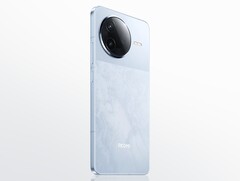 De Redmi K80 in Xiyue Blue. (Afbeeldingsbron: Redmi)