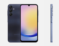 De Samsung Galaxy A25 in een van de drie lanceringskleuren. (Afbeeldingsbron: WinFuture &amp;amp; Roland Quandt)