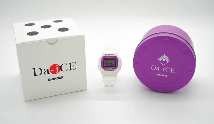 Op maat gemaakte verpakking voor het Casio x Da-iCE collab horloge. (Afbeelding bron: Great G-Shock World)