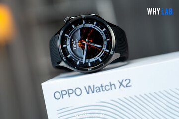 De Oppo Watch X2 zal ook in het zwart verkrijgbaar zijn. (Afbeeldingsbron: WHYLAB)