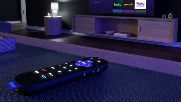 De Roku Voice Remote Pro (2e editie) heeft verlichte toetsen. (Afbeeldingsbron: Roku)