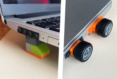 De Framework Laptop kan nu worden opgewaardeerd met Lego. (Afbeelding bron: bonkrat, Printables)