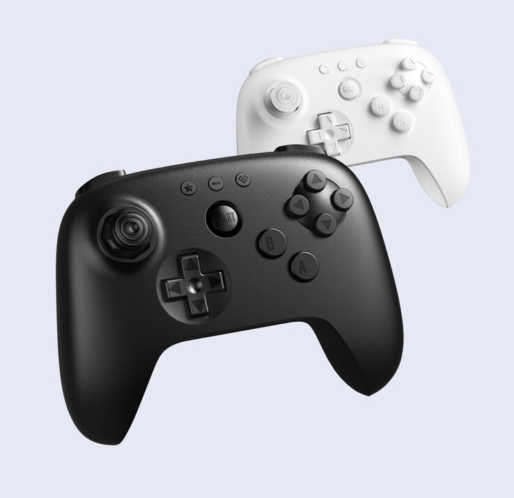 De 8BitDo 64 is verkrijgbaar in zwart en wit, net als de Analogue 3D. (Afbeeldingsbron: 8BitDo)