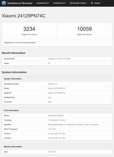 (Afbeeldingsbron: Geekbench)