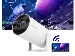 De HY300 draagbare projector heeft een 720p native resolutie en tot 120 ANSI lumen helderheid. (Beeldbron: AliExpress)