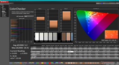 ColorChecker vóór kalibratie