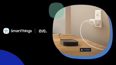 Eve Systems biedt slimme apparaten aan met Matter out of the box ingeschakeld, maar Android apparaten zullen de SmartThings app gebruiken om toegang te krijgen tot alle energie-tracking functies.  (Afbeeldingsbron: Samsung)