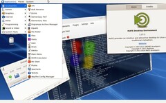 RebeccaBlackOS live Linux - MATE bureaublad in Wayland (Afbeeldingsbron: SourceForge)