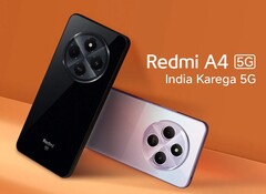 De Redmi A4 5G heeft een Qualcomm Snapdragon 4s Gen 2-processor (Afbeeldingsbron: Redmi)