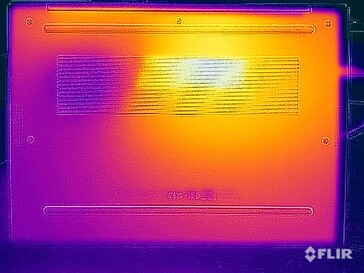 Stresstest oppervlaktetemperaturen (onder)