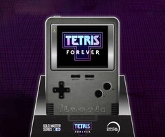 De collector&#039;s edition van Tetris Forever wordt geleverd met een gaming handheld. (Afbeeldingsbron: Digital Eclipse)