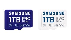 De PRO Plus- en EVO Plus microSD-kaarten van Samsung zijn nu verkrijgbaar met een capaciteit van 1 TB. (Afbeeldingsbron: Samsung)