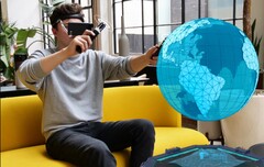 Zappar Zapbox mixed reality-headset met bluetooth-controllers. (Bron: Zappar)