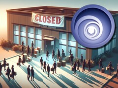 Ubisoft is van plan om 185 werknemers te ontslaan en de studio in Leamington te sluiten. (Afbeeldingsbron: DallE3)