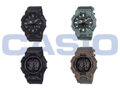 De uitgelekte Casio-modellen omvatten 2 volledig zwarte horloges, de GA-010-1A1 en GD-010-1A1. (Afbeelding bron: Great G-Shock World - Bewerkt)