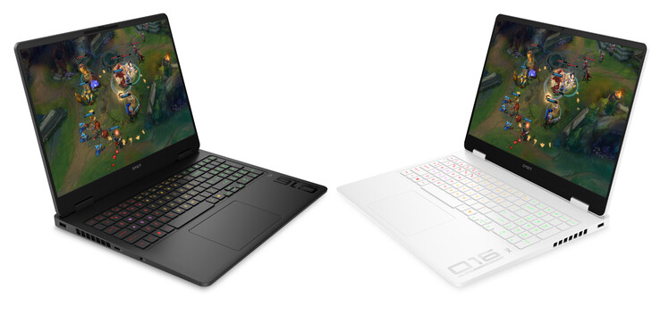 De Omen 16 in Shadow Black en Ceramic White (bron: HP)